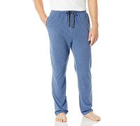 Nautica Men's Soft Knit Sleep Lounge Pant Pajama Bottom, Blue Indigo Heather, Medium