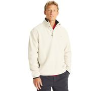 NAUTICA Men's Solid 1/4 Zip Fleece Sweatshirt, The Nautica Stone, XL