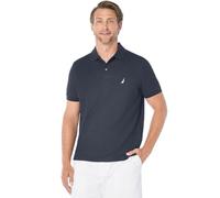 Nautica Men's Solid Anchor Deck Classic Fit Polo, Navy, M