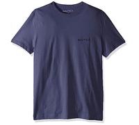 Nautica Men's Short Sleeve Solid Crew Neck T-Shirt Polo, Blue Indigo, XL