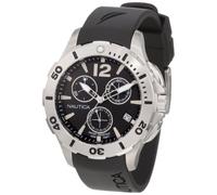 Nautica Men's Sport N15614M Black Resin Quartz Watch with Black Dial