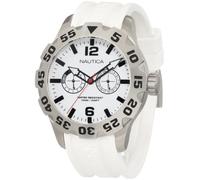Nautica Men's Sport N16603G White Resin Quartz Watch with White Dial
