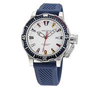 Nautica Men's Stainless Steel Quartz Silicone Strap, Blue, 22 Casual Watch (Model: NAPGLF006)