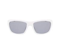 NAUTICA Men's Sunglasses N901SP - Matte White with Silver Mirror Polarized Lens