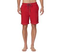 Nautica Mens T44050 adjustable swimsuit with laces - Red Nylon - Size X-Large