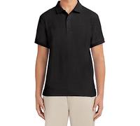 Nautica Men's Short Sleeve Uniform Stretch Polo Shirt, Black, Large 38/39
