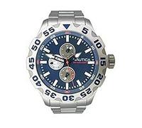 Nautica Men's Watch Stainless Steel Strap Silver N20093G