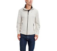 Nautica Men's Lightweight Windbreaker Stretch Athletic Outdoor Full Zip Bomber Golf Jacket, Stone, XXL