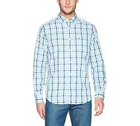 Nautica Men's Wrinkle Resistant Long Sleeve Button Front Shirt, Bali Bliss, XL