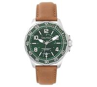Nautica Men's Analogue Quartz Watch with Leather Strap NAPPLH001