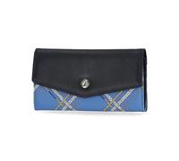 Nautica Money Manager RFID Slim and Small Wallet for Women - Credit Card Holder with Coin Purse and Zipper Wallet, Women's Clutch Organizer, Plaid Rope, One Size