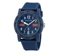 Nautica N83 Men's NAPATS306 Ayia Triada Blue Wheat PU Fiber Strap & Orange Wheat PU Fiber Strap Watch, Blue/Blue/Blue & Orange
