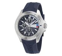 Nautica NCT Leeway Men's Blue Silicone Strap Watch (Model: NAPLWS602)