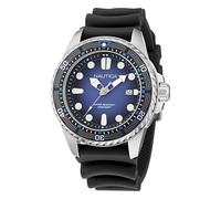 Nautica NCT SEA Dive Black Silicone Strap Watch (Model: NAPSDF504)