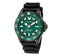 Nautica NCT Sea Dive Silicone Watch, Black