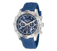 Nautica NST Men's Blue Silicone Strap Watch (Model: NAPNSS602)