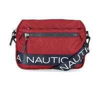 Nautica Nylon Bean Crossbody/Belt Bag with Adjustable Shoulder Strap, Cranberry, One Size