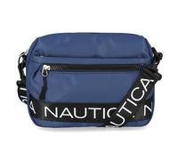 nautica Nylon Bean Crossbody/Belt Bag with Adjustable Shoulder Strap, Indigo