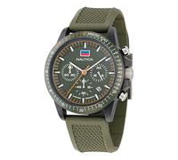 Nautica ONE ECO Wheat PU Fiber Strap Watch, Green