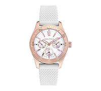 Nautica Pacific Beach Ladies White Silicone Strap Watch (Model: NAPPBS034), White