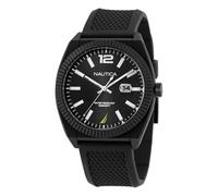 Nautica Pacific Beach NAPPBS302 Men's Wheat Black PU Fibre Strap Watch