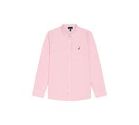 Nautica Paneo Long Sleeve Shirt in Cameo Pink for Men Nautica Pale Pink L