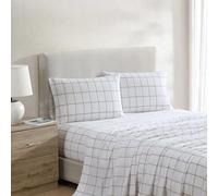 Nautica - Queen Bed Sheets, Lightweight Cotton Percale Bedding Set with Matching Pillowcases, Crisp & Cool, Oeko-Tex Certified (Plot Beige)