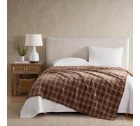 Nautica - Queen Soft Blanket, Plaid, Lightweight & Cozy Plush Bedding