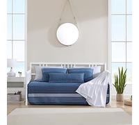 Nautica | Quilt Set-100, Reversible, All Season Bedding with Matching Sham, Pre-Washed for Added Softness, Cotton, Blue, Daybed
