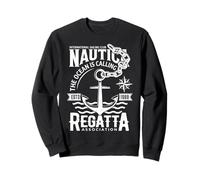 Nautica Regatta Association Maritime Vintage Anchor Sweatshirt