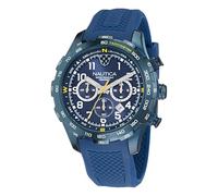 Nautica Riding SAIL Men's Blue Silicone Strap Watch (Model: NAPRSS603)