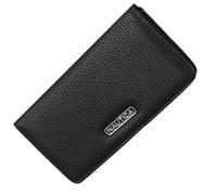Nautica Seaside Slim RFID Wallet for Women - Credit Card Holder with Coin Purse, Women’s Clutch Small Organizer with ID Window, Black (Pebble), One Size