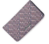 Nautica Seaside Slim RFID Wallet for Women - Credit Card Holder with Coin Purse, Women’s Clutch Small Organizer with ID Window, Black Jacquard, One Size