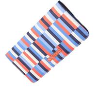 Nautica Seaside Slim RFID Wallet for Women - Credit Card Holder with Coin Purse, Women’s Clutch Small Organizer with ID Window, Tangerine Stripe, One Size