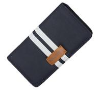 Nautica Seaside Slim RFID Wallet for Women - Credit Card Holder with Coin Purse, Women’s Clutch Small Organizer with ID Window, Indigo, One Size
