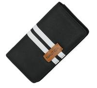 Nautica Seaside Slim Womens Wallet RFID Blocking Credit Card Holder, Coin Purse, Checkbook Organizer Clutch, Small Vegan Leather Wallet for Travel, Black