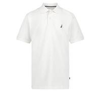 Nautica Short Sleeve Solid Polo Shirt Kids, White, 18-20