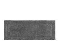 Nautica Soft & Absorbent Cotton Bath Mat, Modern Bathroom Decor, Grey, Runner (60" x 22")