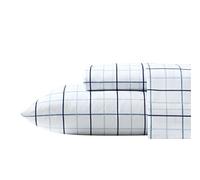 Nautica - Twin/Twin XL Bed Sheets, Cotton Percale Bedding Set with Matching Pillowcase, Crisp & Cool, Fully Elasticized, Dorm Essentials (Clarkson Blue)