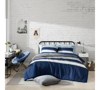 Nautica - Twin XL Comforter Set, Reversible Bedding with Matching Sham, Casual Home Decor (Heathered Block Grey, Twin/Twin XL)