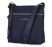 Nautica Women Diver Nylon Small Crossbody Bag Purse with Adjustable Shoulder Strap Cross Body, Zipper Up Indigo, One Size