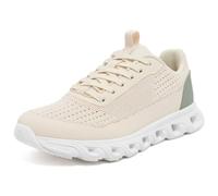 Nautica Women’s Running Shoes Lightweight Athletic Sneakers, Breathable Cushioned Lace-Up Gym Walking & Training Trainers, Sage, 8.5