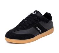 Nautica Women Fashion Sneaker Lace-Up Tennis Casual Shoes for Ladies, Black-keota, 7 UK