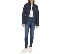 Nautica Women's Barn Outerwear Quilted Jacket Casual Blazer, Night Sky, XL