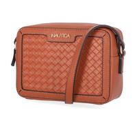 Nautica Women's Candid Camera Adjustable Crossbody Bag, Cognac Woven, One Size