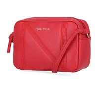 Nautica Women's Candid Camera Adjustable Crossbody, Bright Red, One Size