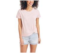 Nautica Women's Classic Fit Side Knot Top - Pink - Small