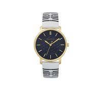 Nautica Women's 'Coral Gables Box Set' Quartz Stainless Steel and Nylon Casual Watch, Color:White (Model: NAPCGS008)