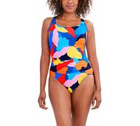 Nautica Womens Cross Back One Piece Swimsuit, Castaway, Small