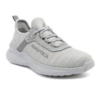 Nautica Women's Danville Casual Knit Sneakers, Light Grey-danville, 10